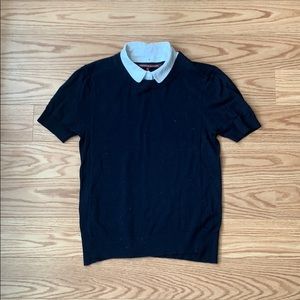 Comptoir Des Cotonniers Navy Blue Jumper Sweater